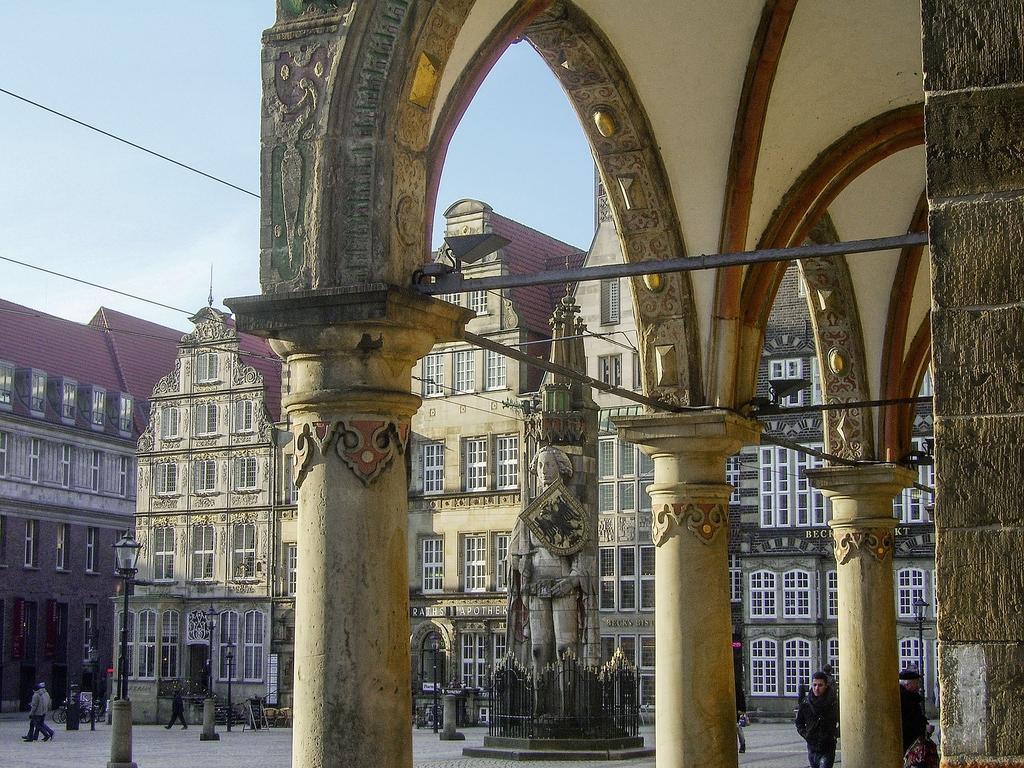 Gasthaus Hotel Bremen Bagian luar foto