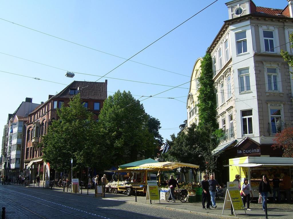 Gasthaus Hotel Bremen Bagian luar foto
